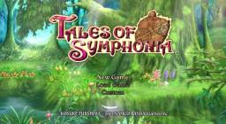 Tales of Symphonia Title Screen
